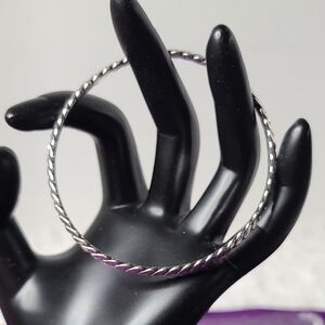 Tiffany & Co. Sterling Silver Twisted Bangle Bracelet